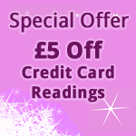 £5 Off Credit Card Readings