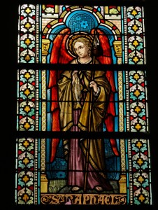 Archangel Raphael Stained Glass Window