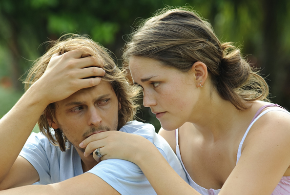 Losing Love Reading Couple